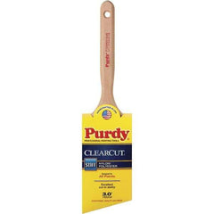 Purdy - 3" Angled Nylon/Polyester Trim Brush - Wood Fluted Handle - Eagle Tool & Supply