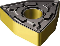 Sandvik Coromant - WNMG333 PR Grade 4305 Carbide Turning Insert - TiCN/AI2O3/TiN Finish, 80° Trigon, 3/8" Inscr Circle, 3/16" Thick, 3/64" Corner Radius - Eagle Tool & Supply
