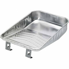 Bestt-Liebco - 9" Roller Compatible Mini Paint Roller Tray - 1 Gal Capacity, 9" Wide, Metal - Eagle Tool & Supply