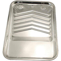 Bestt-Liebco - 9" Roller Compatible Mini Paint Roller Tray - 2 Qt Capacity, 9" Wide, Metal - Eagle Tool & Supply