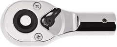 GearWrench - 3/4" Drive Pear Head Ratchet - Full Polish Chrome Finish, 8" OAL, 24 Gear Teeth, Standard Head - Eagle Tool & Supply