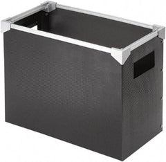 Pendaflex - Black & Silver Portable Storage Box - Poly - Eagle Tool & Supply