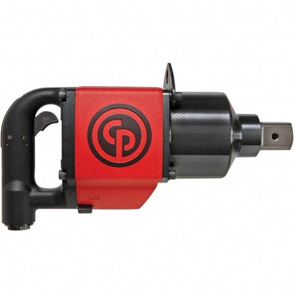 Chicago Pneumatic - 1-1/2" Drive, 2,800 RPM, 5,900 Ft/Lb Torque Impact Wrench - D-Handle, 84.5 CFM, 90 psi, 1/2" NPT Inlet - Eagle Tool & Supply