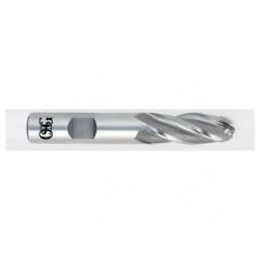 3/8'' Dia. - 2-1/2'' OAL - Bright M-42 Cobalt - Ball End SE EM - 4 FL - Eagle Tool & Supply