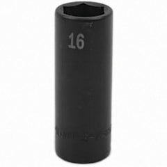 SK - Impact Socket - 3/8"DR 16MM DEEP IMPACT SOCKET - Eagle Tool & Supply