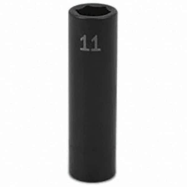 SK - Impact Socket - 3/8"DR 11MM DEEP IMPACT SOCKET - Eagle Tool & Supply