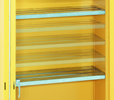 43 x 18 (Yellow) - Extra Shelves for use with Flammable Liquids Safety Cabinets - Eagle Tool & Supply