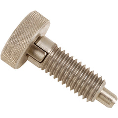 1/4-20 SS KNURLED KNB PLGR LOCK - Eagle Tool & Supply