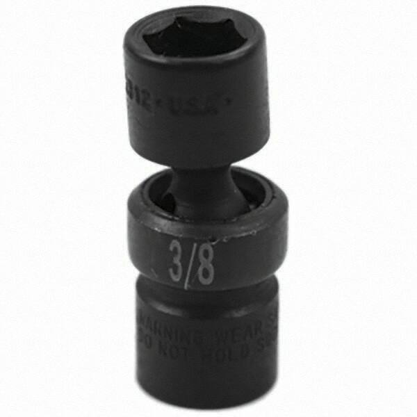 SK - Impact Socket - 1/4"DR 3/8" SWIVEL IMPACT SOCKET - Eagle Tool & Supply