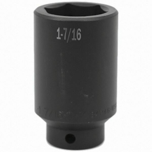 SK - Impact Socket - 1/2"DR 1-7/16" DEEP IMPACT SOCKET - Eagle Tool & Supply