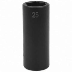 SK - Impact Socket - 1/2"DR 25MM DEEP IMPACT SOCKET - Eagle Tool & Supply