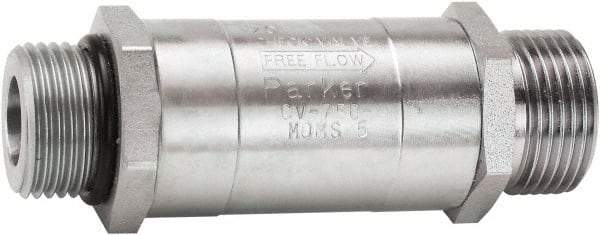 Parker - 65 GPM 1-1/16-12 Inlet Steel Hydraulic Control Valve - 3,000 psi, 1.38" Wide x 2-3/4" Long - Eagle Tool & Supply