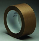 List 5451 1/2" x 36 yds PTFE Glass Cloth Tape - Brown - Eagle Tool & Supply