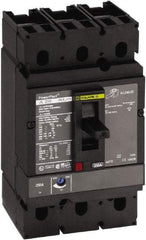 Square D - 200 Amp, 250 VDC, 600 VAC, 3 Pole, Panel Mount Molded Case Circuit Breaker - Thermal Magnetic Trip, Multiple Breaking Capacity Ratings, 3/0 AWG - Eagle Tool & Supply