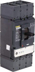 Square D - 400 Amp, 600 VAC, 3 Pole, Panel Mount Molded Case Circuit Breaker - Electronic Trip, Multiple Breaking Capacity Ratings, 2 AWG - Eagle Tool & Supply