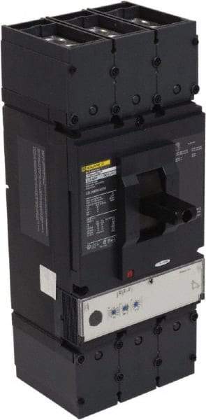 Square D - 400 Amp, 600 VAC, 3 Pole, Panel Mount Molded Case Circuit Breaker - Electronic Trip, Multiple Breaking Capacity Ratings, 2 AWG - Eagle Tool & Supply