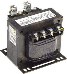 Square D - 150 VA, Top Mount Fuse Block Control Transformer - 50/60 Hz, 3.59 Inch Deep x 3.2 Inch High - Eagle Tool & Supply