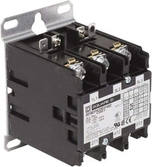 Square D - 3 Pole, 25 Amp Inductive Load, Definite Purpose Contactor - 35 Amp Resistive Rating - Eagle Tool & Supply