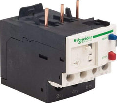 Schneider Electric - 3 Pole, NEMA Size 00-1, 4 to 6 Amp, 690 VAC, Thermal NEMA Overload Relay - Trip Class 20, For Use with LC1D09, LC1D12, LC1D18, LC1D25, LC1D32 and LC1D38 - Eagle Tool & Supply