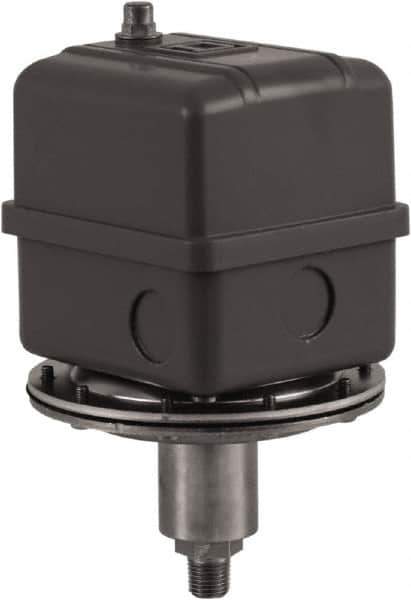 Square D - 1 NEMA Rated, DPST, 3 inHg to 8 inHg, Vacuum Switch Pressure and Level Switch - Adjustable Pressure, 480 VAC, Screw Terminal - Eagle Tool & Supply