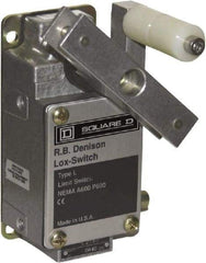 Square D - NO/NC Configuration, 500 Volt, 10 Amp, Aluminum Cable Safety Limit Switch - 2-1/4 Inch Wide x 3.41 Inch Deep x 4.95 Inch High, IP67 Ingress Rating - Eagle Tool & Supply