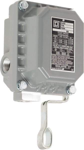 Square D - 7 and 9 NEMA Rated, DPST, Float Switch Pressure and Level Switch - 575 VAC, Line-Load-Load-Line Terminal - Eagle Tool & Supply