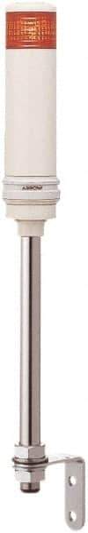 Schneider Electric - Red LED Flashing & Steady Stackable Tower Light with Buzzer - 70 to 85 dB, Pipe Mount, IP23, IP54, 24V, 14 to 122°F - Eagle Tool & Supply