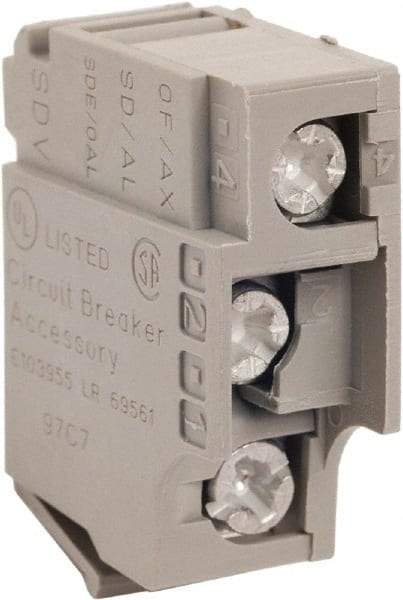 Square D - Circuit Breaker Auxiliary Switch - Use with Circuit Breaker - Eagle Tool & Supply