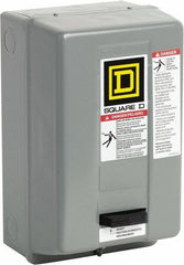 Square D - 208 Coil VAC at 60 Hz, 18 Amp, Nonreversible Enclosed Enclosure NEMA Motor Starter - 3 hp at 1 Phase, 1 Enclosure Rating - Eagle Tool & Supply