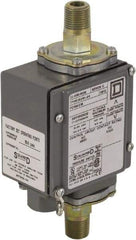 Square D - 4, 13 and 4X NEMA Rated, DPDT, 175 psi, Electromechanical Pressure and Level Switch - Adjustable Pressure, 120 VAC at 6 Amp, 125 VDC at 0.22 Amp, 240 VAC at 3 Amp, 250 VDC at 0.11 Amp, 1/4 Inch Connector, Screw Terminal, For Use with 9012G - Eagle Tool & Supply