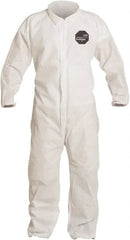Dupont - 25-Pack Size 2XL Film Laminate General Purpose Coveralls - Eagle Tool & Supply