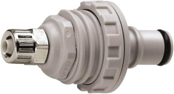 CPC Colder Products - 1/4" Nominal Flow, Male, Nonspill Quick Disconnect Coupling - 120 Max psi, 32 to 160°F, Polypropylene Coupling - Eagle Tool & Supply