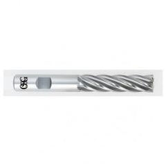 7/16 Dia. x 3-3/4 Overall Length 4-Flute Square End HSS-CO SE End Mill-Round Shank-Non-Center Cutting-Uncoated - Eagle Tool & Supply
