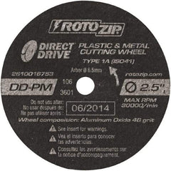 Rotozip - Rotary Cut-Off Wheel - Eagle Tool & Supply