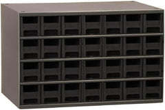 Akro-Mils - 28 Drawer, Small Parts Cabinet - 11" Deep x 17" Wide x 11" High - Eagle Tool & Supply