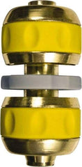 Nelson - 5/8 & 3/4 Garden Hose Compression Fitting - Metal, Garden Hose Mender Connector - Eagle Tool & Supply