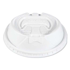 DART - Optima Reclosable Lids for Paper Hot Cups for 10-24 oz Cups, White, 1000/Carton - Eagle Tool & Supply