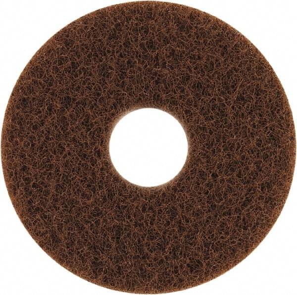 Oreck - Scrubbing Pad - 12" Machine, Brown Pad, Abrasive - Eagle Tool & Supply