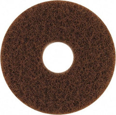 Oreck - Scrubbing Pad - 12" Machine, Brown Pad, Abrasive - Eagle Tool & Supply