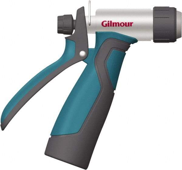 Gilmour - Garden Hose Rear Trigger Cleaning Nozzle - Aluminum, Zinc - Eagle Tool & Supply