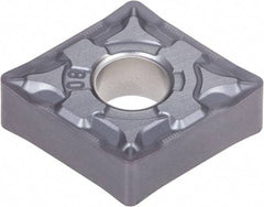 Tungaloy - WNMG431 HRM Grade AH8005 Carbide Turning Insert - AlTiN Finish, 80° Trigon, 1/2" Inscr Circle, 3/16" Thick, 1/64" Corner Radius - Eagle Tool & Supply