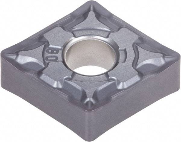 Tungaloy - TNMG331 HRF Grade AH8005 Carbide Turning Insert - AlTiN Finish, 60° Triangle, 3/8" Inscr Circle, 3/16" Thick, 1/64" Corner Radius - Eagle Tool & Supply