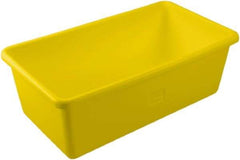 Remco - 149 Gal, 500 Lb Load Capacity Yellow Polyethylene Tote Container - Nesting, 46.8" Long x 26-1/2" Wide x 16.9" High - Eagle Tool & Supply