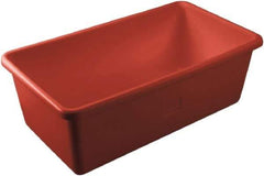 Remco - 149 Gal, 500 Lb Load Capacity Red Polyethylene Tote Container - Nesting, 46.8" Long x 26-1/2" Wide x 16.9" High - Eagle Tool & Supply