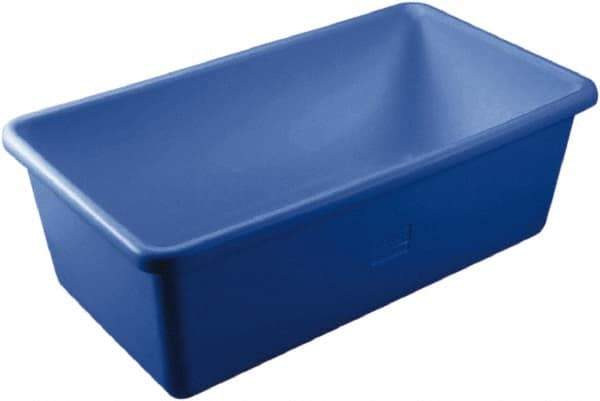 Remco - 149 Gal, 500 Lb Load Capacity Blue Polyethylene Tote Container - Nesting, 46.8" Long x 26-1/2" Wide x 16.9" High - Eagle Tool & Supply