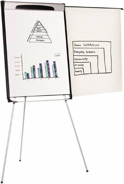 MasterVision - Tripod Presentation Easel - 41" High - Eagle Tool & Supply