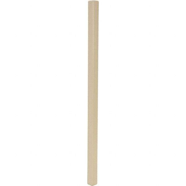 Vestil - 48" Long, Plastic Corner Protectors - Beige - Eagle Tool & Supply