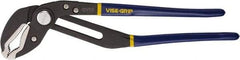 Irwin - 20" OAL, 6" Max Capacity, 25 Position Groove Joint Tongue & Groove Pliers - V-Jaws - Eagle Tool & Supply