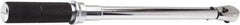 GearWrench - 3/8" Drive Micrometer Torque Wrench - 10 Ft/Lb to 100 Ft/Lb Torque, 17.1" OAL, 1/2 Ft/Lb Graduation, Teardrop Ratchet Head - Eagle Tool & Supply