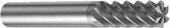 Sandvik Coromant - 8mm, 6 Flute, Single End, Solid Carbide, Corner Chamfer End Mill - 63mm OAL, Right Hand Flute, 19mm LOC, Right Hand Cut - Eagle Tool & Supply